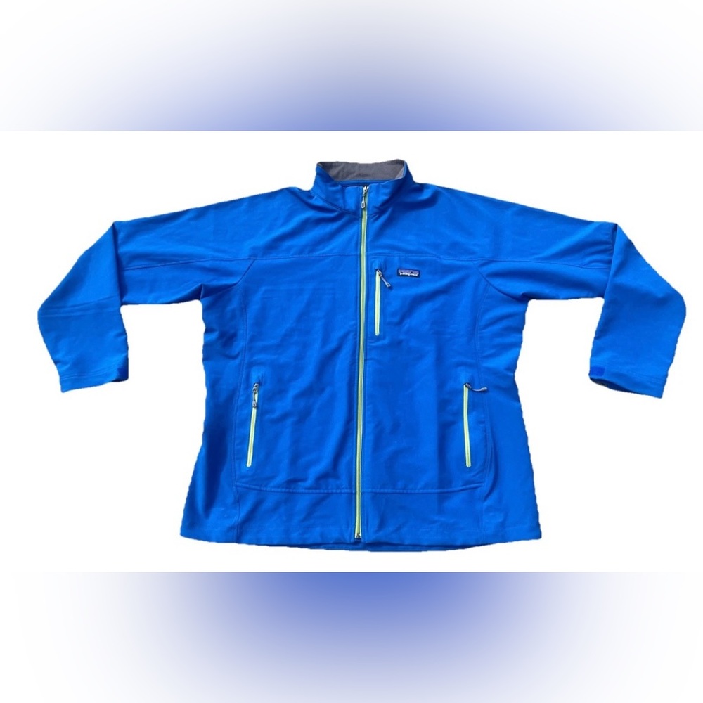 Patagonia Simple Guide full zip jacket size XXl blue lightweight